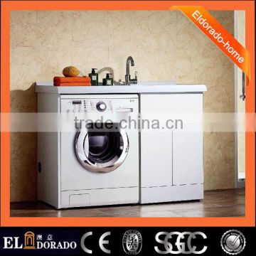 Solid wood Hot Sale Waterproof Multi-function laundry washing machine cabinet