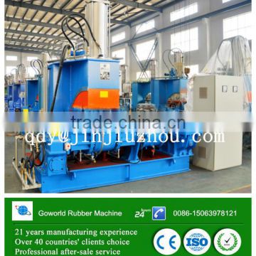 Internal mixer for rubber / rubber dispersion kneader