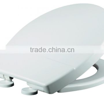 Soft Close Urea Toilet Seat Cover with Stainless Steel Hinge for Bathroom