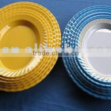 Plastic tableware/plastic dinnerware/melamine plate/plastic plate