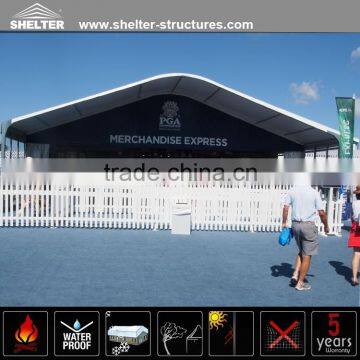 Unique aluminium alloy frame arcum tent for PGA event