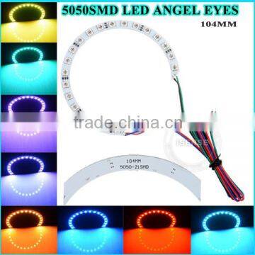 Color changing halo rings 9V 15V led bulbs white angel eye ring car decorating light