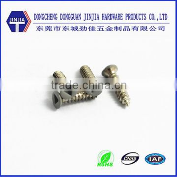 m2.6 flat head triangle painted screw for decoration