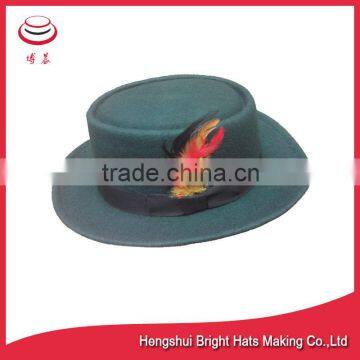 Wool Felt Porkpie Hat