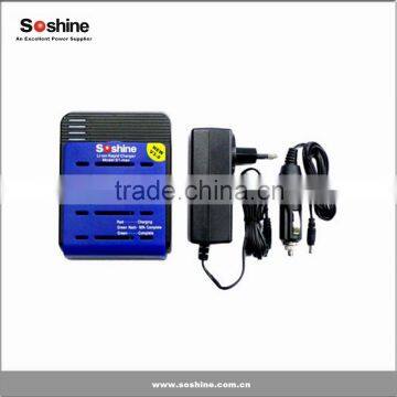 Soshine S1 Max V3 Li-ion Smart Battery Charger - 4 Slots 18650 16650 17650 18500 (Latest Version-Real CC/CV Algorithm)