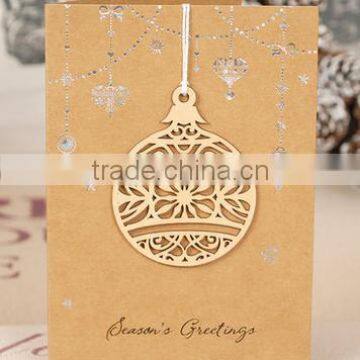 Circular ring exquisite desing pattern christmas card/greeting card