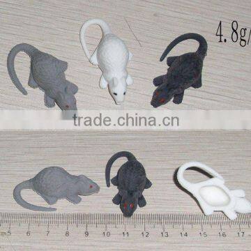 selling Eco friendly TPR mouse plastic animals toy