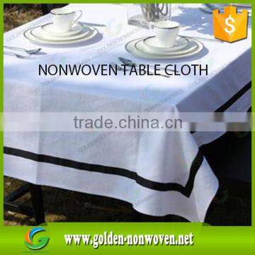 70gsm non woven fabric table cloth with many colours/pp spunbond nonwoven tablecloth roll/50g tnt non-woven table cover                        
                                                Quality Choice