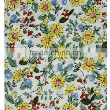 Small Flower Printing of Cross Grain Cotton Fabric photo-2