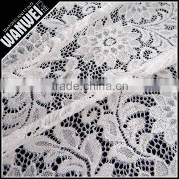 Chrysanthemum Flower Elastic Bright Fabric Manufactur Selling Spandex Nylon Lace Fabric Wholesale K-166 photo-6
