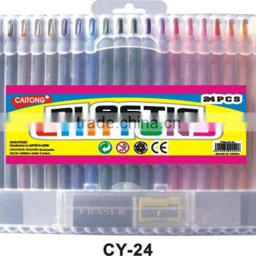 Plastic crayons