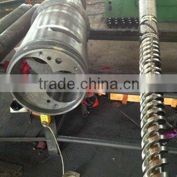 Dia 25/53 to Dia 92/188 conical twin screw barrel