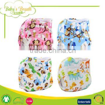 PSF-11 printed rumparooz factory outlet cartoon baby cloth diaper organic