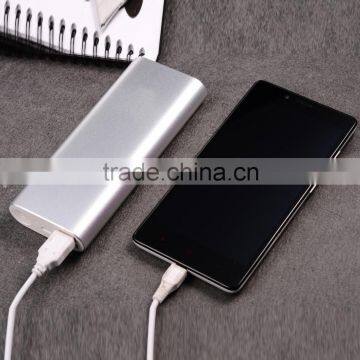 Factory Wholesale Ce Power Bank 15000mAh, High Capacity Metal Power Bank for iPhone 6