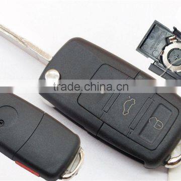 Best Price VW Control Key With 3+panic remote car key shell(can be departed)