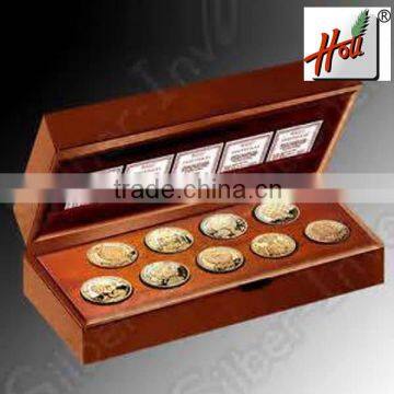 New Handcrafted Wholesale Wooden Box For Coin HCGB8126 photo-2