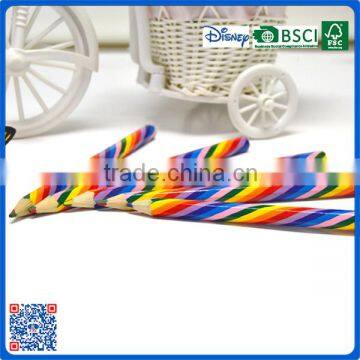 Jumbo Wood Hexagonal Shape Multi Crayons Colored Lead Pencil for Gifts Supplier's Choice photo-3