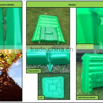 220L HDPE Garden Use Plastic Collapsible Compost Bins Quality Choice photo-3