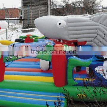 2014 hot sale Inflatable fun city park game ,funny animal amusement park for kids