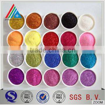 1/128 golden/silver Glitter Powder Metallized PET glitter powder for screen print