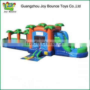 commercial moon bounce sale jungle giant inflatable combo bouncer with slip n slide