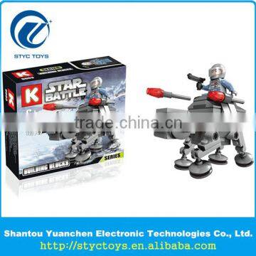 Hottest Star Battle series 110pcs mini DIY ABS plastic children educational assembled building blocks set toys