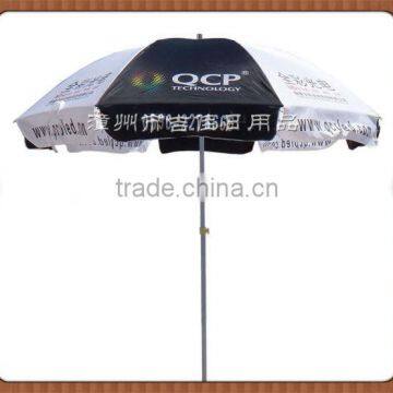 240CM outdoor advertising black beach umbrella