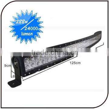 288w Flood Light Sopt Light Combo Beam Dual Curved Radius 50" Cree Curved Led Light Bar photo-5