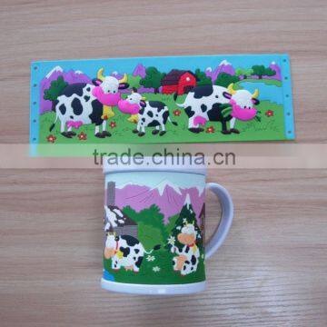 collection eco-friendly feature 3D cow mug cup