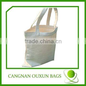 high quality promotional customized blank canvas tote