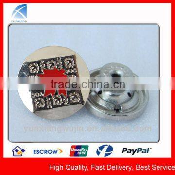 YX1750 Custom Fashion Metal Jeans Buttons