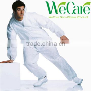 Disposable Non woven White Overall Coverall Workwear