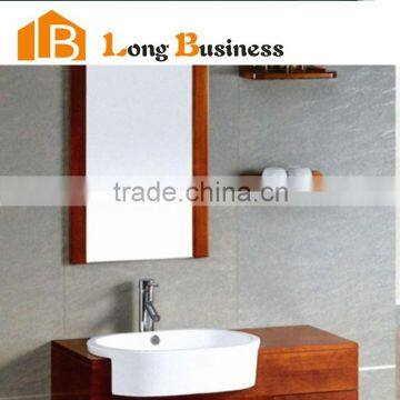 LB-JX2074 Solid wood melamine wall mounted bathroom cabinet