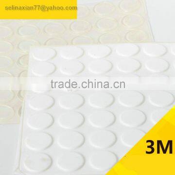 15*2mm Cylinder Self Adhesive Transparent Anti Slip Bumpers Silicone Rubber Feet Pads High Sticky Shock Absorber photo-3