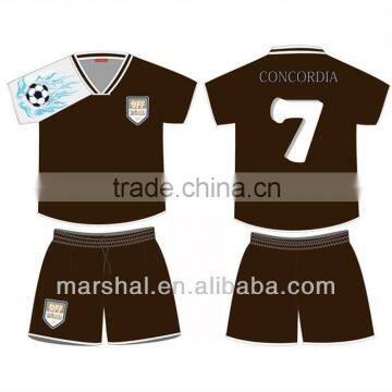 Cheap youth soccer wear custom kids soccer jersey set