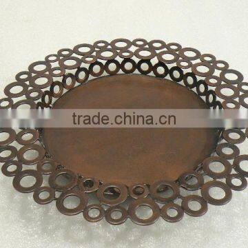 Iron Candle Plate , Pillar Candle Plate, Pillar Holder