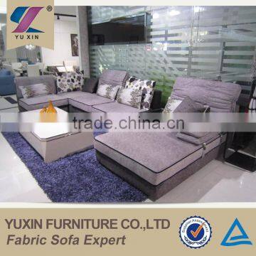 purple large chaies lounge fabric sofa set designs with adjustable headrest