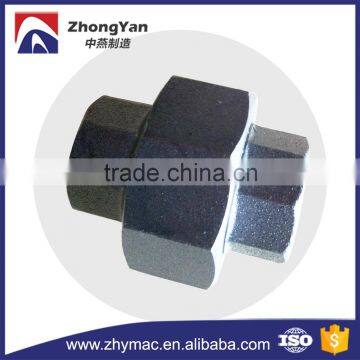 ASME B16.11 forged carbon steel thread galvanized union