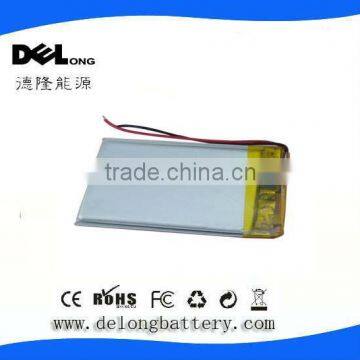 2013 New 3.7V 400 mAh Polymer Lithium battery for Mp3 GPS Bluetooth