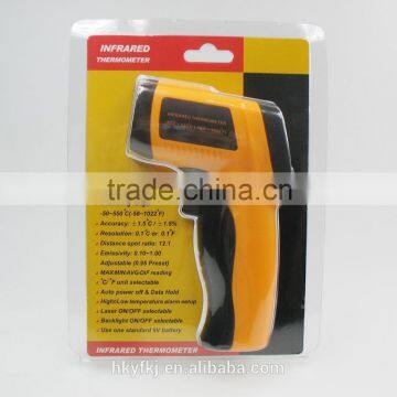 New Laser Infrared Digital Thermometer LCD Digital Infrared Pyrometer Laser Point Temperature photo-3
