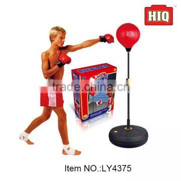 Kids big size sport game boxing set punching ball with boxing gloves