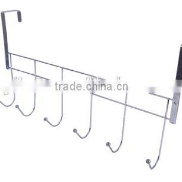 Latest Chrome Plated Metal Hooks Over the Door Hanger Wall Hook Coat /hat/towel Hanger
