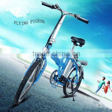 Shimano 6speed competitive price 20" electric folding bicycle