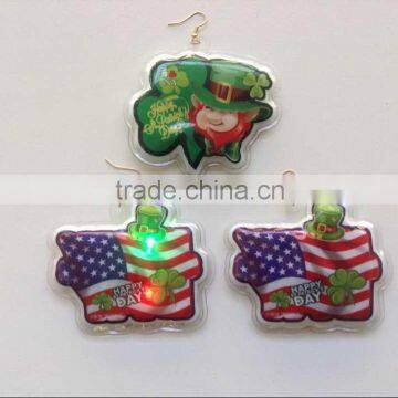 bob trading new item hot item promotion gifts national flag Flash earing