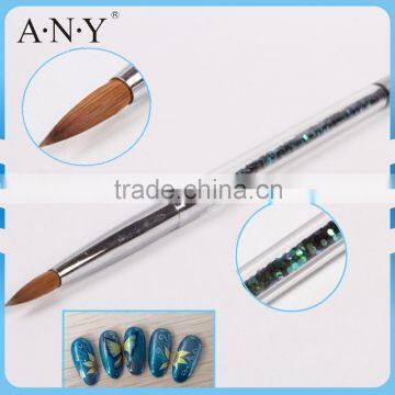 ANY Nail Art Beauty Care Glitter Handle Acrylic UB Nail Art Brush for Extension Nails