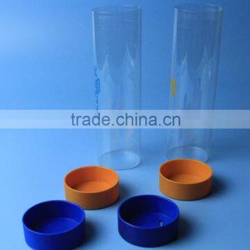 50mm plastic tube with colored PP cap
