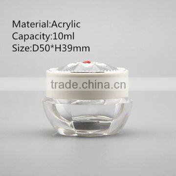 10g transparent color gel polish jar