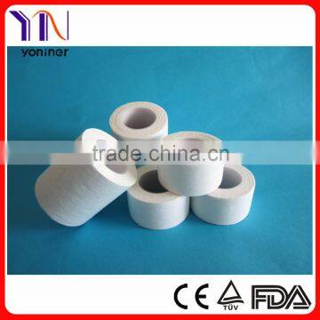 medical cotton sports tape/medical zinc oxide tape