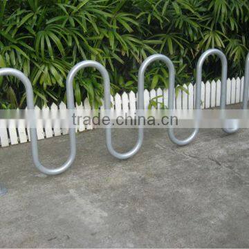 Galvanized and powder coated steel bicycle rack,bicycle parking rack