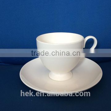 230cc small custom printed ceramic Bone China Cup&Saucer Set